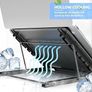 FREE P&P Laptop Stand,Foldable Portable Ventilated Desktop Laptop Holder,Universal Lightweight&Adjustable Ergonomic Tray Mount Compatible with iM(ac)/Laptop/Notebook Computer/Tablet Image 5