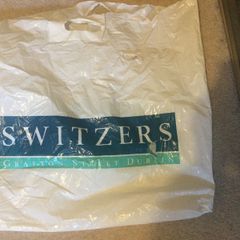 Vintage Switzers plastic bag
