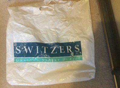 Vintage Switzers plastic bag