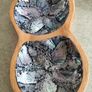 Handcrafted  Wood Bowl Shell Inlays Image 6