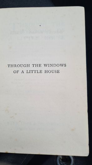 Through The Window Of A Little House By Fay Inch Fawn. Hardback In Good Condition.