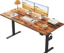 Standing Desk, 120 x 60 cm, Brown