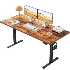 Standing Desk, 120 x 60 cm, Brown