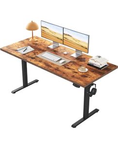 Standing Desk, 120 x 60 cm, Brown