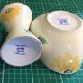 Avoca Blue Sunflowers Hand Painted Signed Candle Holder & Trinkets Bowl Image 5