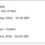 Iom ferry ticket TT '26 Camper Image 2