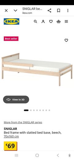 childs bed