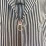 Beautiflly Fitted Joseph Ribkoff Stripped Blazer Image 4