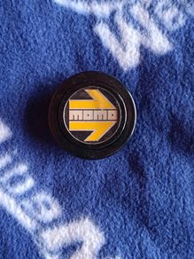 Rare Vintage MOMO Horn Button (Yellow Logo)  Genuine JDM
