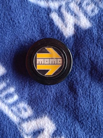 Rare Vintage MOMO Horn Button (Yellow Logo)  Genuine JDM