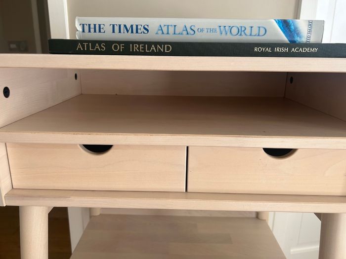 Wooden standing desk