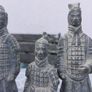 Trio of Vintage Chinese Terracotta Army Soldiers of Qin Shi Huang Image 5