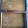antique wooden suitcase Image 2