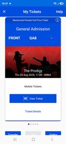 Prodigy and Carl Cox Tickets