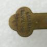 Antique Crucifix Reliquary Pendant Brass and Mother of Pearl Crucifix Pendant Image 7
