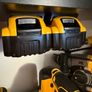 DeWalt 20V Battery Mounts - "Yellow-Jacket" Wall & Under-Shelf Holder - Fits 18V XR & 20V Max - Workshop & Van Organization - Set of 3 Image 3