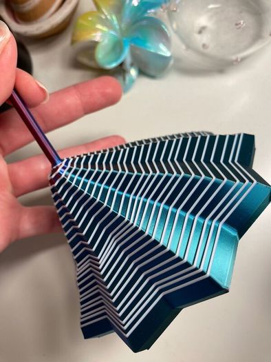 Sensory Articulated Star Fidget Toy Multicolor Geometric ASMR