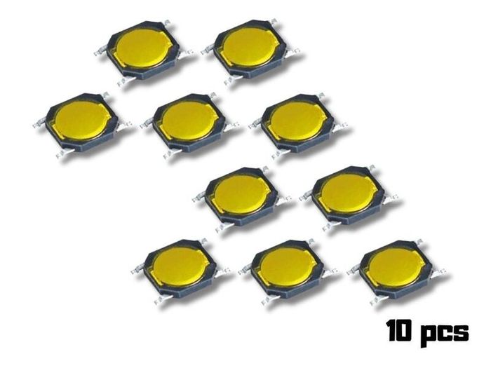 4x4x0.8mm Micro Tactile Push Button Switch SMD 10pcs 12V Momentary
