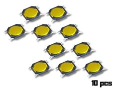 4x4x0.8mm Micro Tactile Push Button Switch SMD 10pcs 12V Momentary