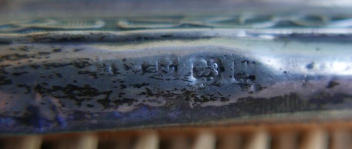 Antique 1800s Sterling Silver Cloth Brush, Art Deco Cloth Brush, 1800s - 97,8g