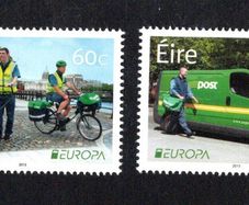 2013 Ireland Europa (Postal Vehicles) Commemorative Stamps Mint Never Hinged (MNH)