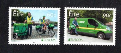2013 Ireland Europa (Postal Vehicles) Commemorative Stamps Mint Never Hinged (MNH)
