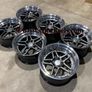 18" Inch Strom DS05 Drift Wheels 5x114.3 Nissan silvia skyline RX7 MX5 R32 R33 lexus IS200 Image 5
