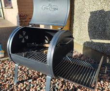 portable cast iron charcoal bbq