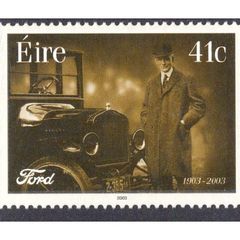 2003 Ireland Centenary of Ford Motor Company Commemorative Stamp Mint Never Hinged (MNH)