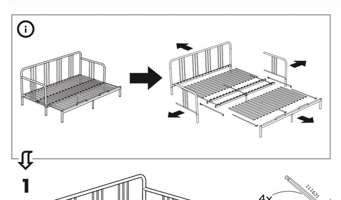 IKEA Fyresdal day bed / sofa bed