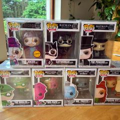 Complete Batman Villian Funko Set (all with free protectors)