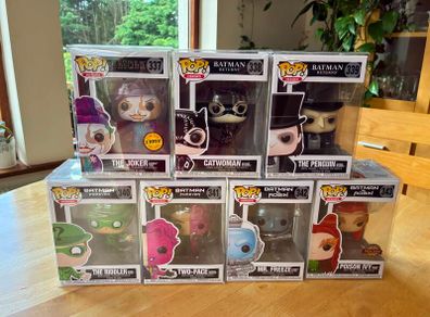 Complete Batman Villian Funko Set (all with free protectors)
