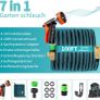 Flexible Garden Hose 30 m / 100 ft Expandable Water Hose Flex Hose with 10 Spray Patterns, 3/4 & 1/2 Adapter, A Flexible Hose for Garden, Car, for Washing and Watering Image 2
