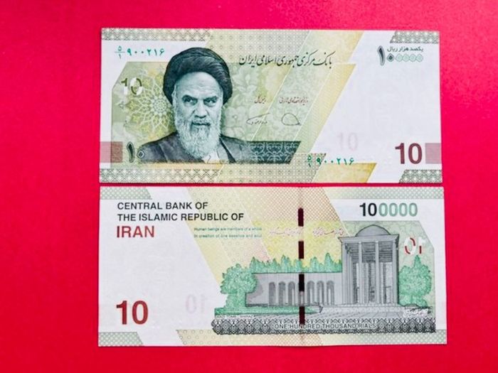 Iran  10 Toman / 100,000 Rials  2020  Pick 163c  ( Uncirculated )