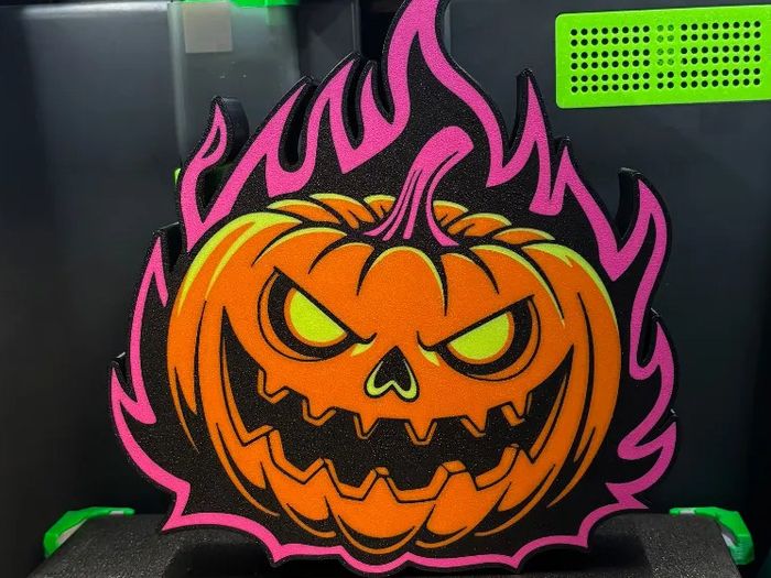 Halloween Pumpkin Decoration Lightbox