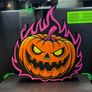 Halloween Pumpkin Decoration Lightbox Image 2