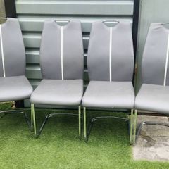 four dining chairs