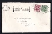 1943 Ireland Gaelic League (50th Anniversary) Commemorative Stamps First Day Cover (FDC) with Corcaigh Labair Gaeilge slogan cancel