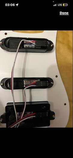 EMG S Single coil active pickup neck middle bridge position made in USA electric guitar parts accessories