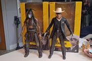 Neca Lone Ranger and Tonto 1/4 scale figure set