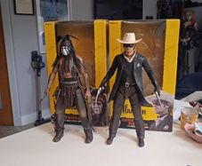 Neca Lone Ranger and Tonto 1/4 scale figure set