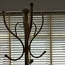 Cream metal coat hanging stand Image 4