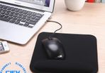 Mouse Mat with Wrist Pad (Black)