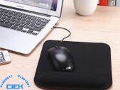 Mouse Mat with Wrist Pad (Black)