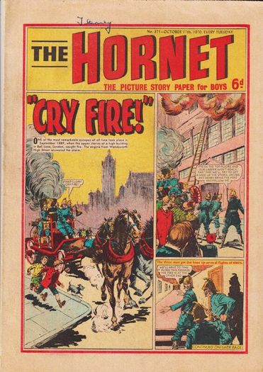 Hornet #371 Oct 17th 1970 Dc Thomson Comic