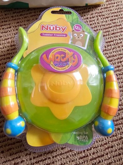 Brand New Nuby Toddler Training Feeding Set