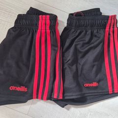 Black and red O'Neills Mourne shorts two pairs 26inch and 24inch