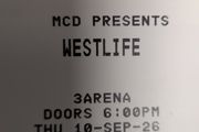 2 x Westlife Tickets 10/09/2026