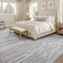 Modern Rugs Living Room, 160x220cm, Light Grey Large Machine Washable Anti Slip Short Pile Soft Carpet for Kids Room Bedroom Image 5