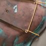Solid Copper Scallop Seashell CatchAll Tray or Decorative Wall Art Image 2